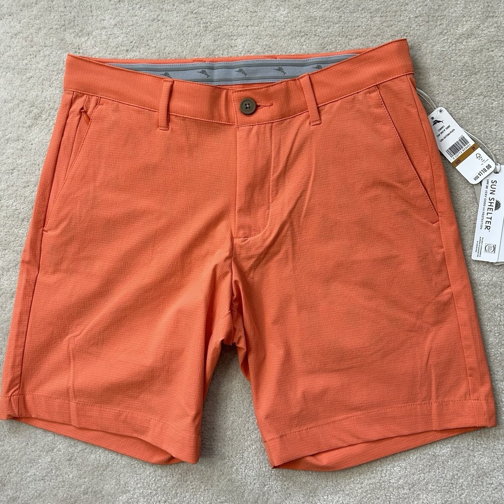 Tommy Bahama Chip Shot IslandZone Shorts Men's 29 Performance Golf Ripstop Chino